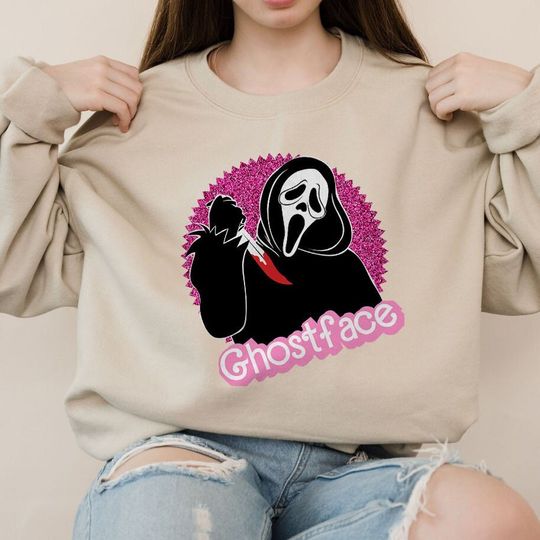 Discover Cute Ghostface Dolls Halloween Sweatshirt for Fans