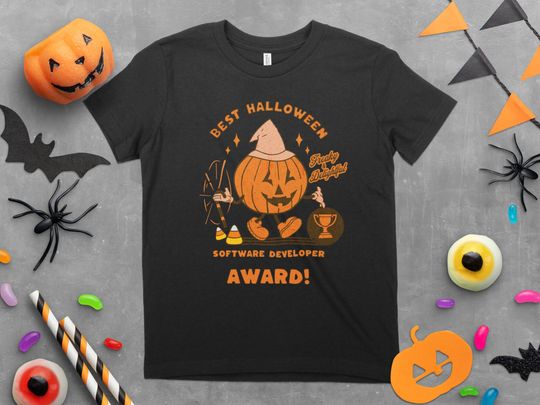 Discover Funny Software Developer Halloween T-Shirt
