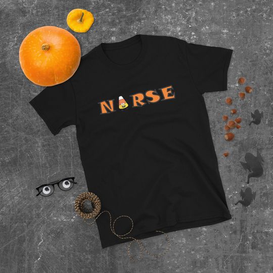 Discover Nurse Candy Corn Halloween Humor Shirt