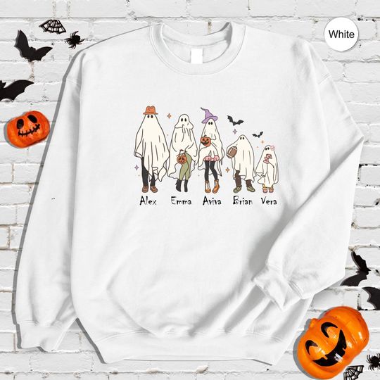 Discover Custom Family Halloween Matching Sweatshirt