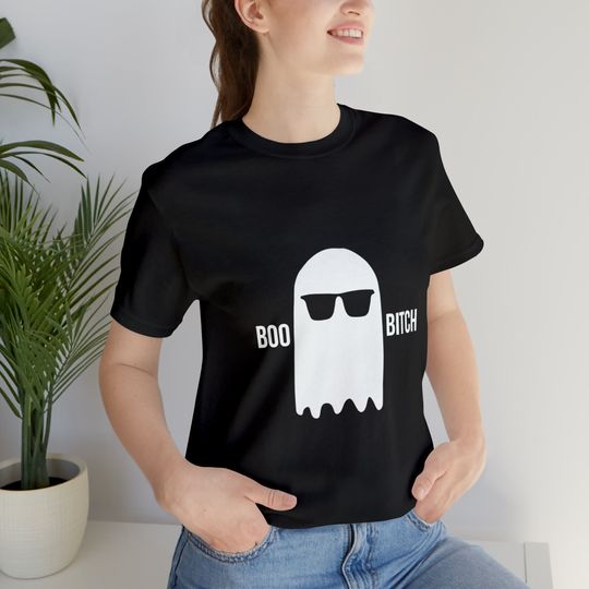 Discover Halloween Ghost "Boo B***H" TShirt - Unisex Jersey Short Sleeve Tee
