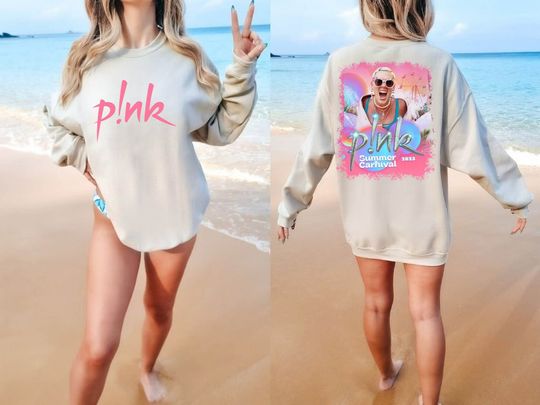 Discover P!nk Summer Carnival 2023, Trustfall Album Sweatshirt, Pink Singer Tour, Music Festival