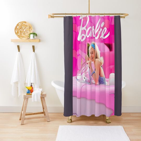 Discover Barbie Shower Curtain