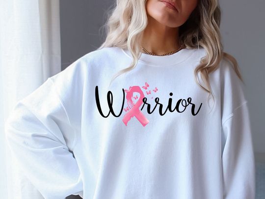Discover Cancer Awareness Motivation Warrior Sweatshirt