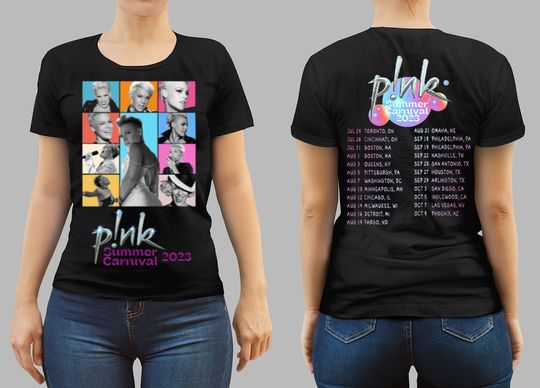 Discover Graphic P!nk Pink Tour 2023 Tshirt, Summer CarnivaL Concert Shirt, Pink Singer Merch