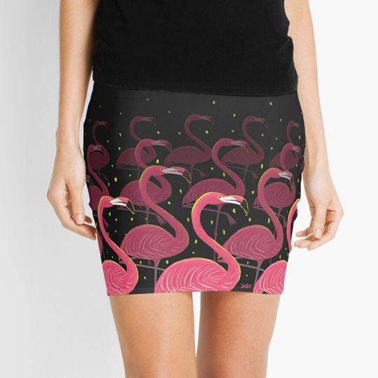Discover Flamingo Mini Skirt