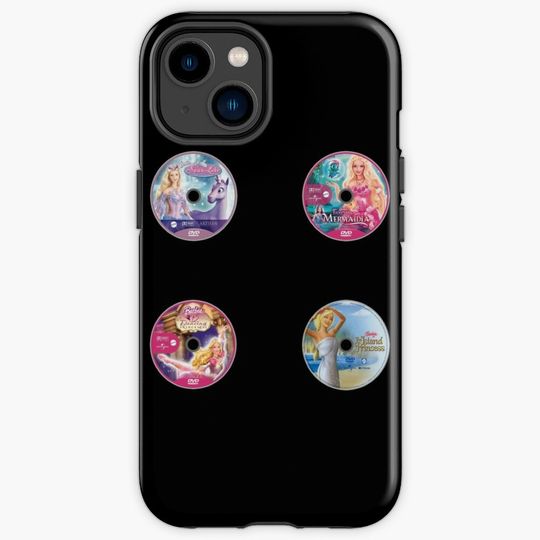 Discover Barbie Dvd Stickers Sticker iPhone Case