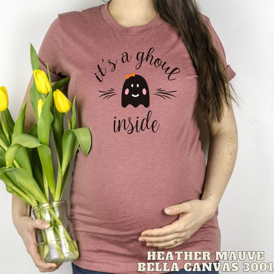 Discover It's A Ghoul Inside Halloween Pregnancy Shirt