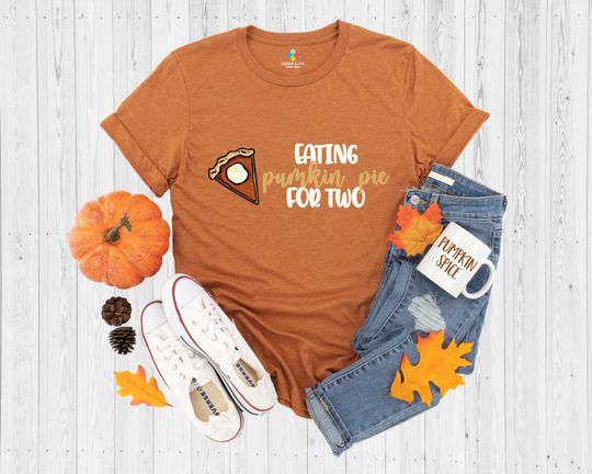 Discover Fall Pregnancy Shirt for Thanksgiving Announcement