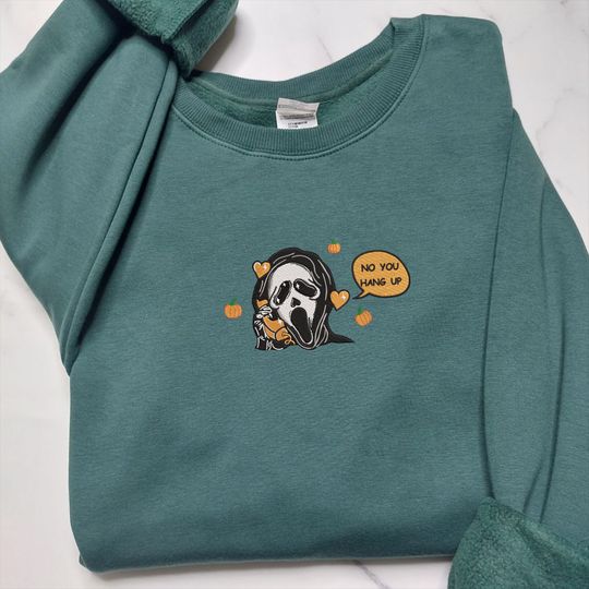 Discover No You Hang Up Halloween Sweatshirt