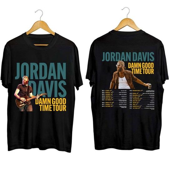 Discover Jordan Davis Damn Good Time Tour 2023 Shirt, Jordan Davis Country Music Shirt