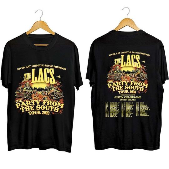 Discover The Lacs The Party from the South Tour 2023 Shirt, The Lacs 2023 Concert Shirt
