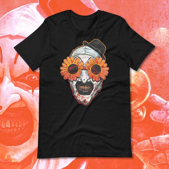 Discover Sunflower Sunglasses Horror Clown Terrifying 2 Movie Art Shirt