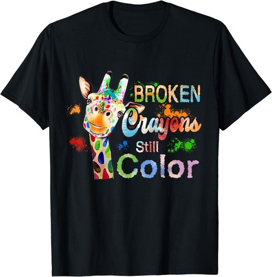 Discover Broken Crayons Still Color Mental Health Awareness T-Shirt