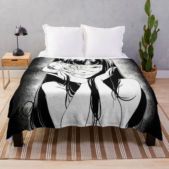 Discover JunIto Tomie Throw Blanket