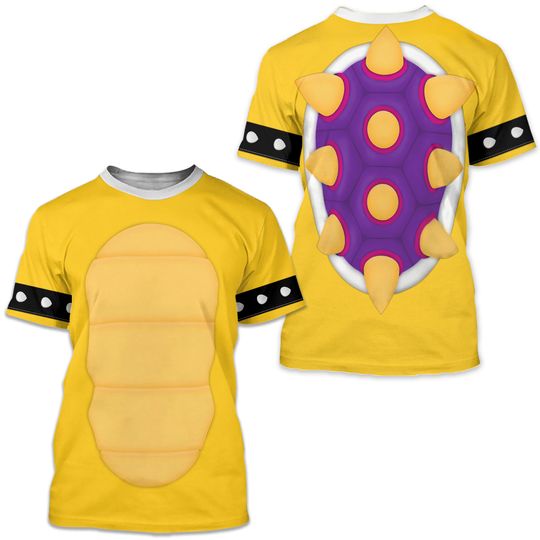 Discover Yellow Turtle Game Halloween Costume Shirt, Halloween Costume For Family Group Tshirt