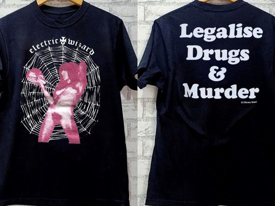 Discover Electric Wizard Web 2019 T-Shirt, Electric Wizard Church of Misery Show T-Shirt