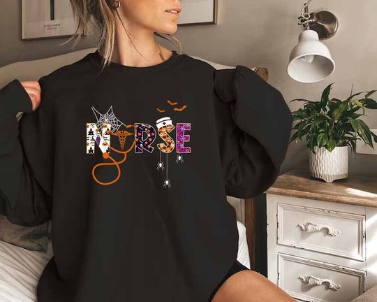 Discover The Boo Crew Halloween Nurse T-Shirt