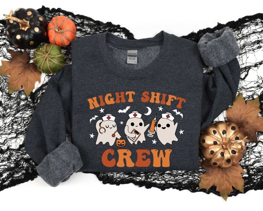 Discover Halloween Nurse Crew Sweatshirt