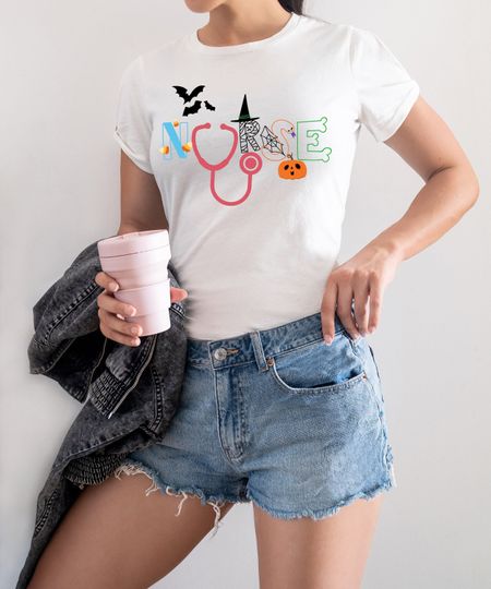 Discover Spooky School Nurse T-Shirt for Halloween Events