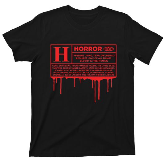 Discover Rated H For Horror Movies T Shirt - Jason Freddy Michael Halloween Bates Overlook Motel Chainsaw Slasher Graphic TShirt