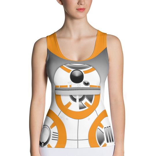 Discover Loyal Robot Inspired Running Costume Tank Top for Rival Run Weekend | May the 4th Be With You!