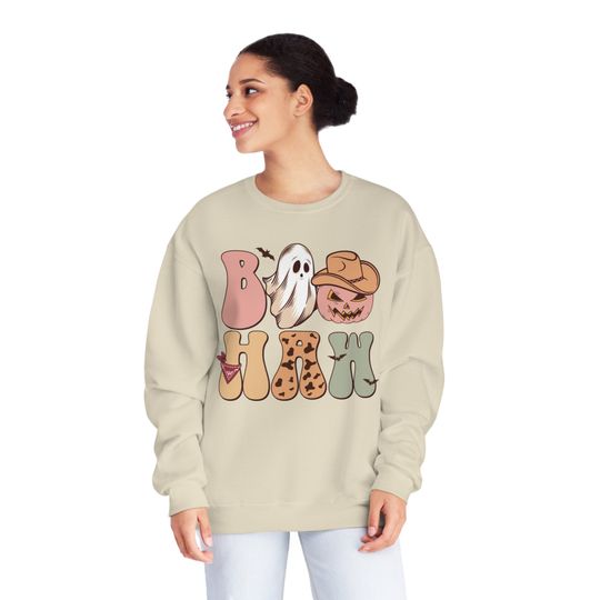 Discover Boo Haw Crewneck Sweatshirt for Halloween
