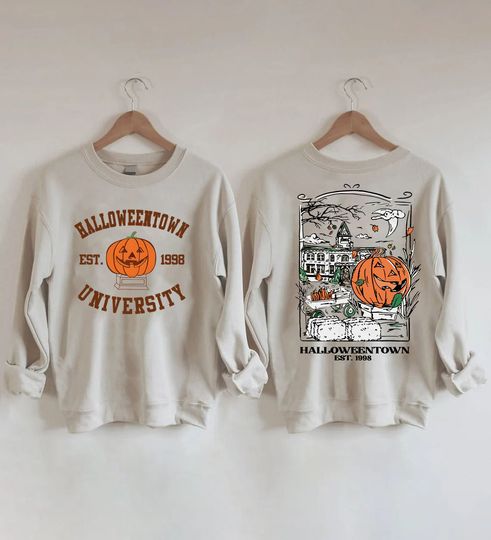Discover Vintage Halloweentown 1998 Themed Sweatshirt