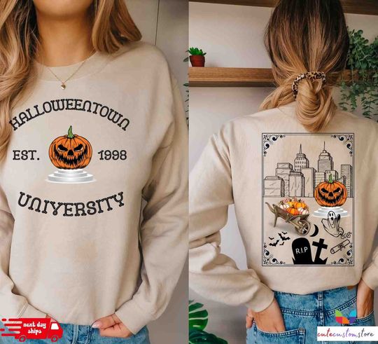 Discover Vintage Halloweentown Sweatshirt - 1998 Edition