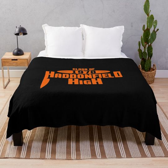 Discover Halloween Haddonfield High Class Of 1978 Throw Blanket