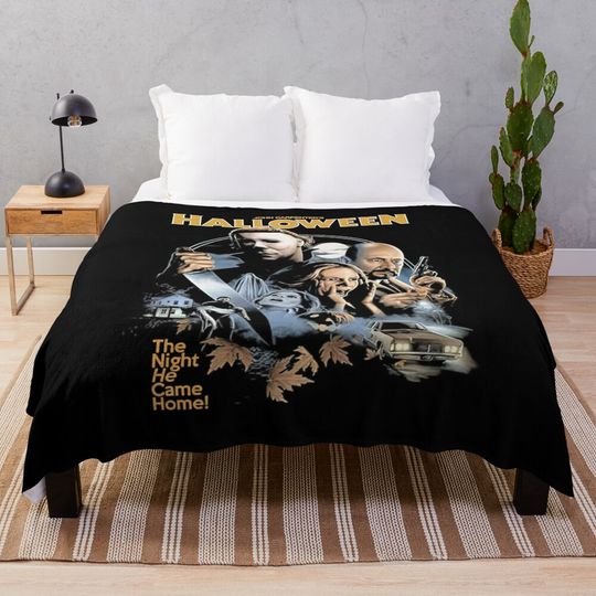 Discover Halloween Michael Myers The Night He Came Home Throw Blanket