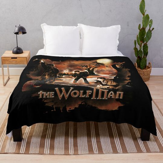 Discover The Wolfman Throw Blanket