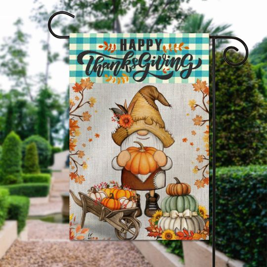 Discover Happy Thanksgiving Garden Flag