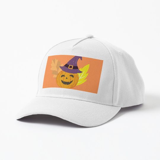 Discover Halloween pumpkin Cap