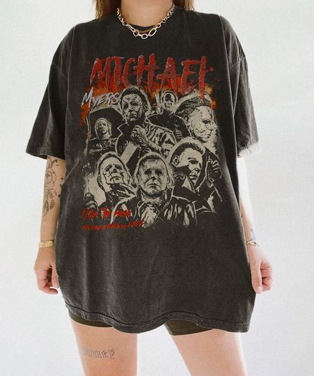 Discover Horror Movie Crewneck tshirt, Michael Myers shirt, Ghostface Shirt
