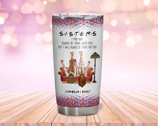 Discover Sister Gifts from Sisters Couch Tumbler for Friendship
