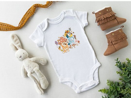 Discover Blue and Red Heeler Onesies