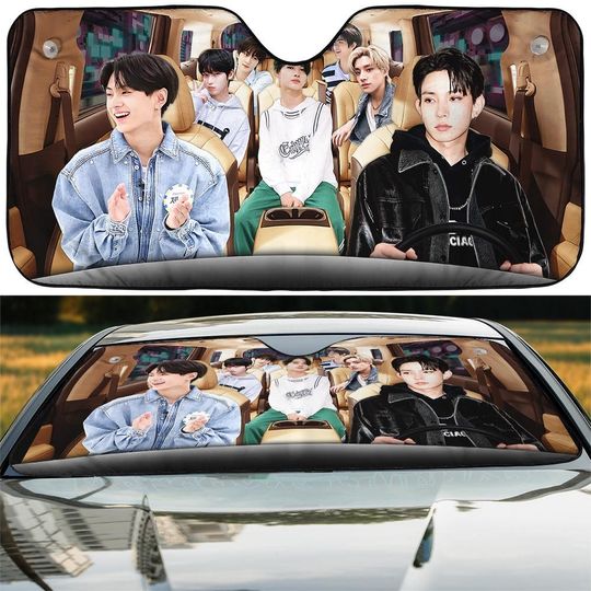 Discover Enhypen Kpop Car Sun Shade, Heeseung Jay Jake Sunghoon