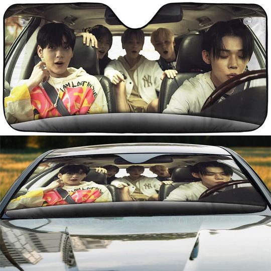 Discover TXT Kpop Car Sun Shade, Yeonjun Soobin Beomgyu