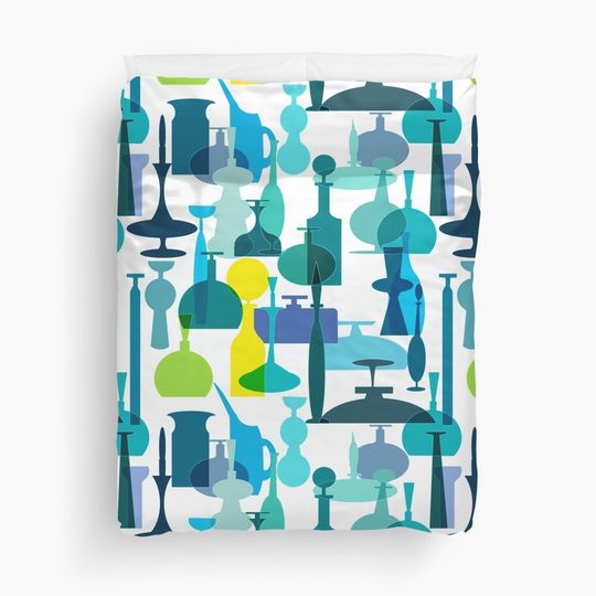 Discover Mid-Century Modern Glass Duvet Cover