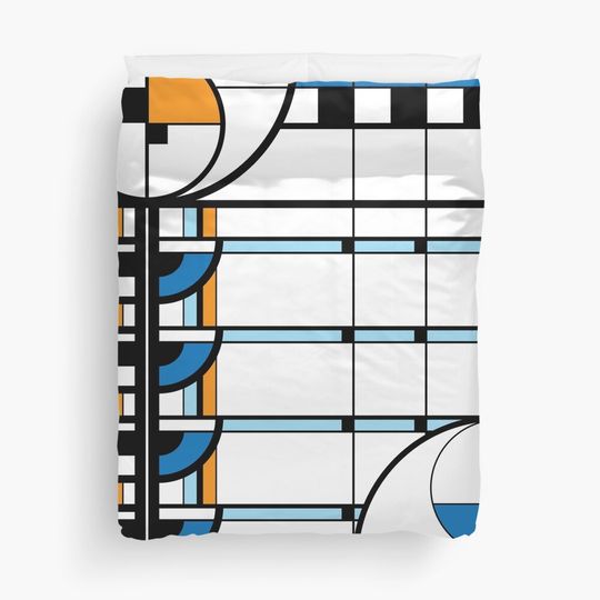Discover Mid Century Modern Grady Gammage Tranquility Duvet Cover