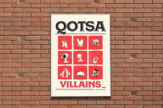 Discover Queens of the Stone Age Villains Poster