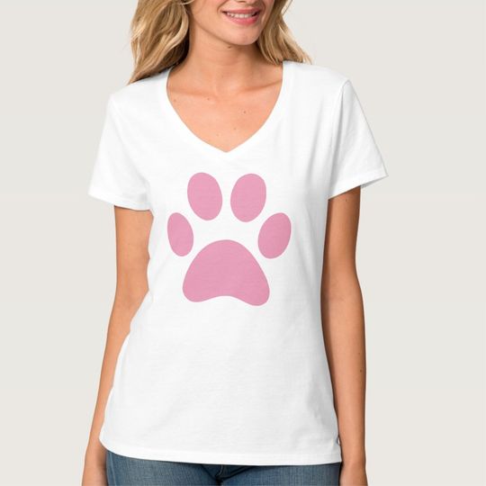Discover Paw Print T-Shirt, Classic T-Shirt