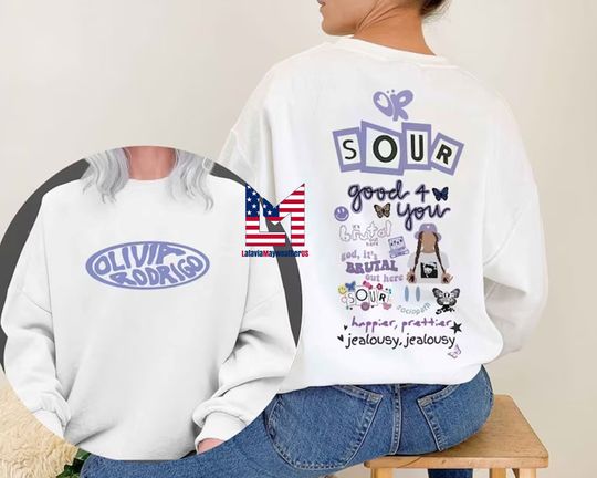 Discover Olivia Sour Tour Sweatshirt, Olivia Rodrigo