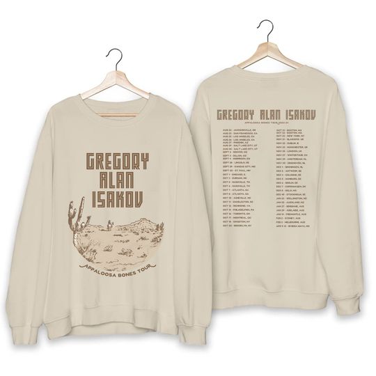 Discover Gregory Alan Isakov - Appaloosa Bones Tour 2023 Double Side Sweatshirt