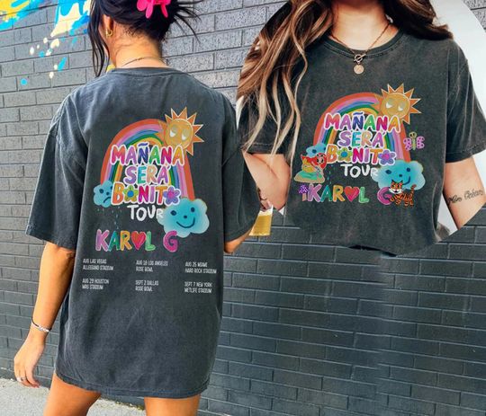 Discover Karol G kute shirt, Karol G 2side Maana Sera Bonito Tour