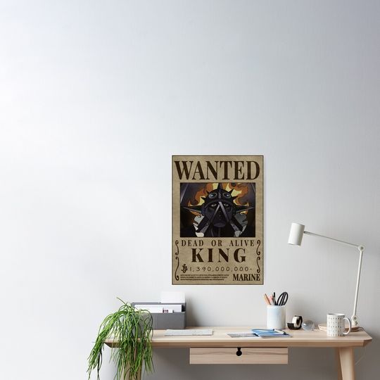 Discover King "The Conflagration" Wanted One Piece Poster