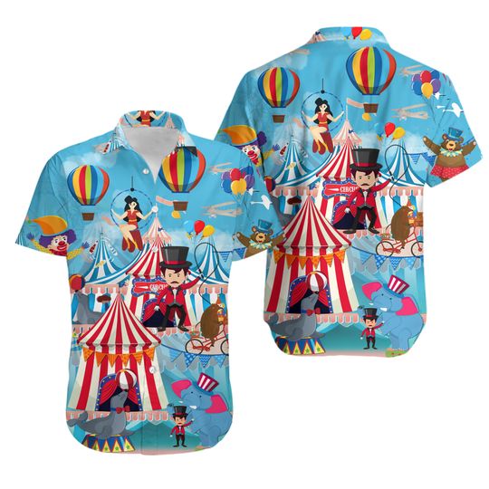 Discover Circus Show Hawaiian Shirt, Kids Birthday Children Party Present
