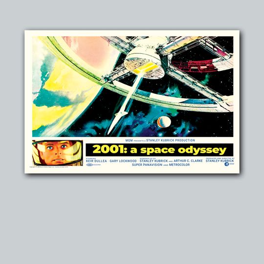 Discover 2001 A Space Odyssey Vintage Movie Sheet Poster