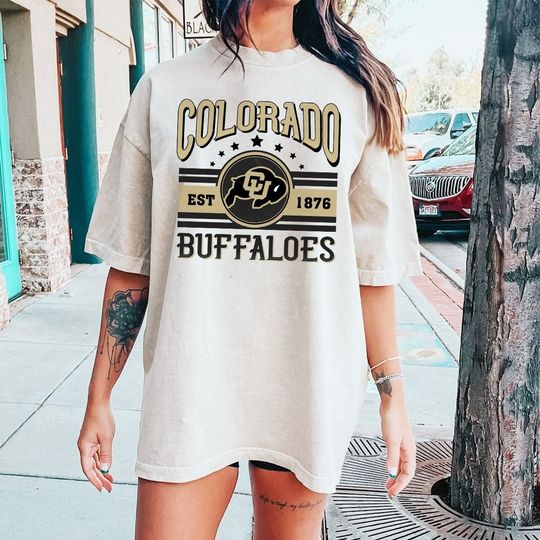 Discover Colorado Buffaloes Football Est 1876 Shirt, University of Colorado T-Shirt